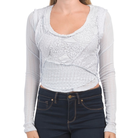 Free People Tops - NWT Free People Taylor Long Sleeve Top